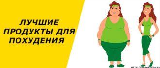 Продукты для похудения